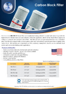 waterevolution we pb 10 usa Φίλτρο Ενεργού Άνθρακα 0.5μm