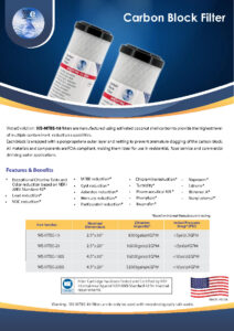 waterevolution we pb 10 usa Φίλτρο Ενεργού Άνθρακα 0.5μm